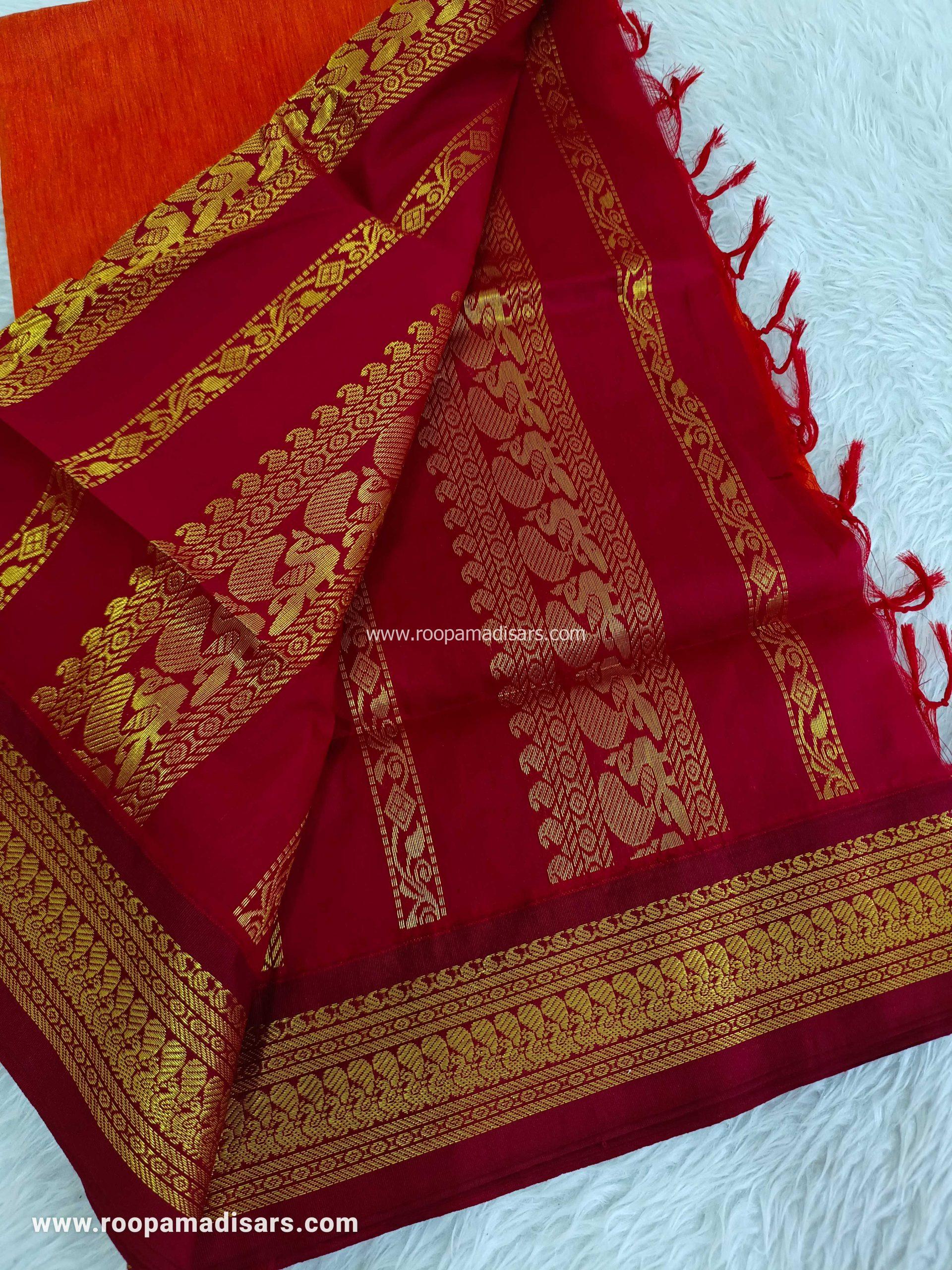 KALYANI SILK READYMADE  -READYMADE MADISAR WITHOUT BLOUSE PIECE - Image 2