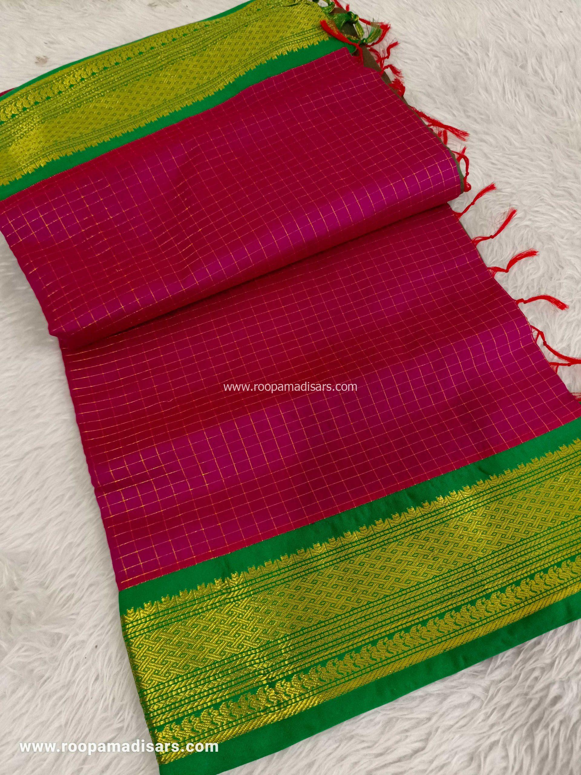 KALYANI SILK READYMADE -READYMADE MADISAR WITHOUT BLOUSE PIECE - Image 3