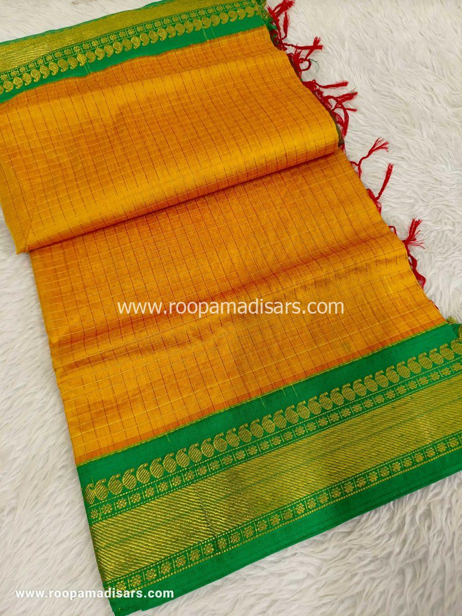 KALYANI SILK READYMADE  -READYMADE MADISAR WITHOUT BLOUSE PIECE - Image 3