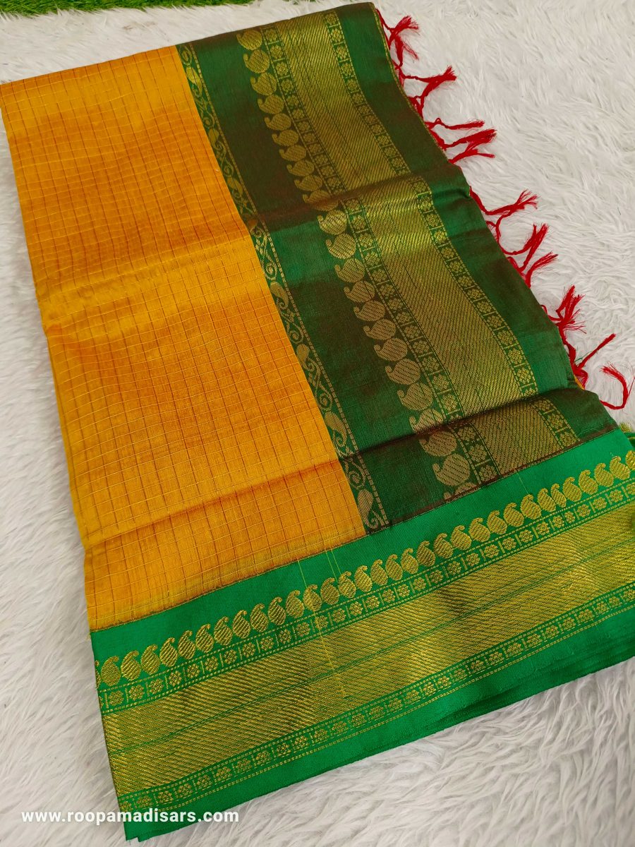 KALYANI SILK READYMADE  -READYMADE MADISAR WITHOUT BLOUSE PIECE