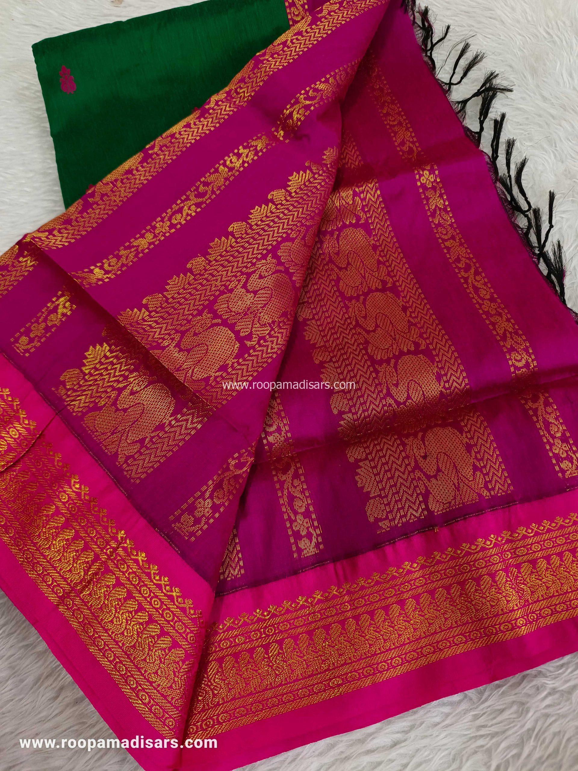 KALYANI SILK READYMADE -READYMADE MADISAR WITHOUT BLOUSE PIECE - Image 2