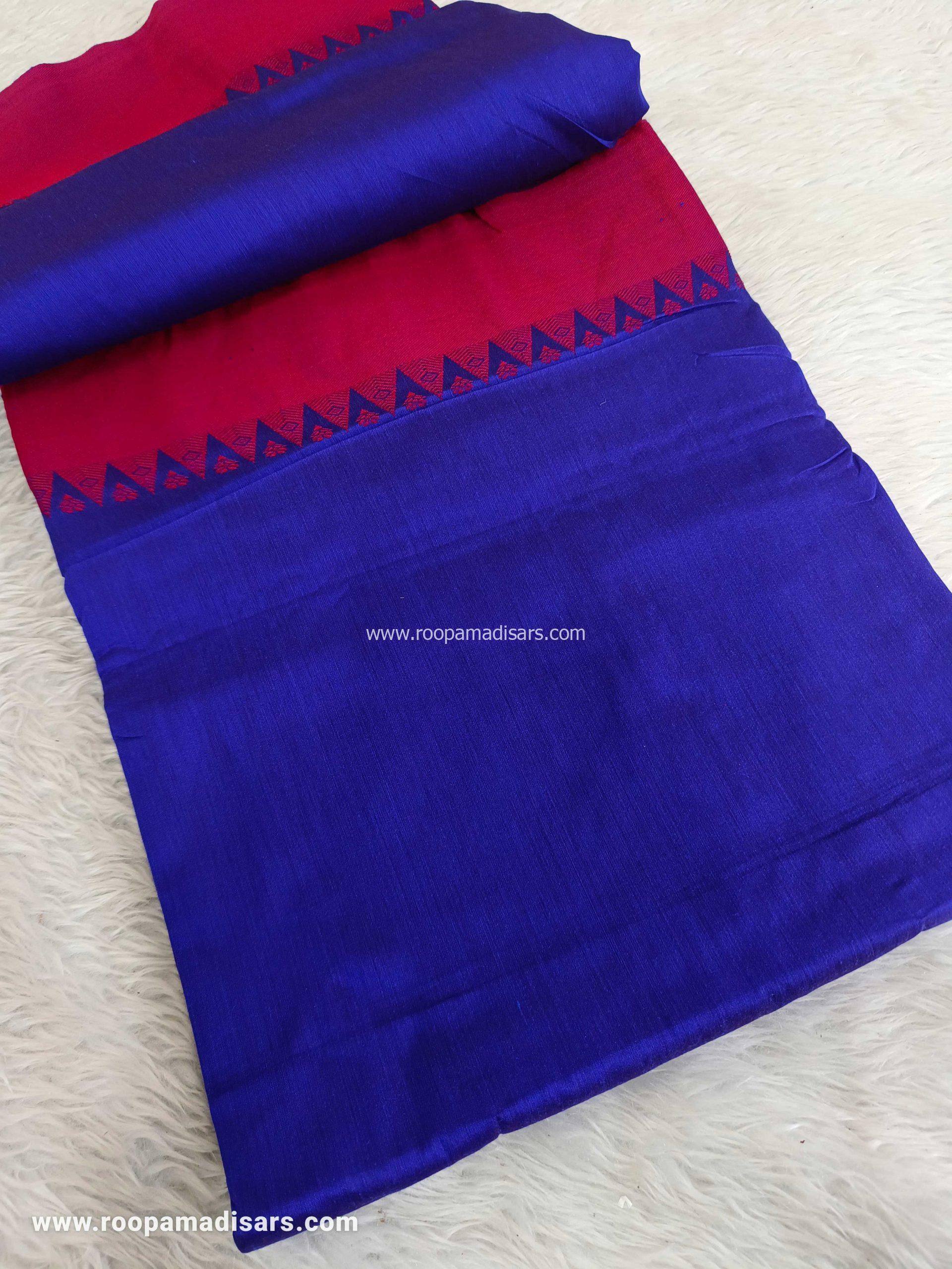 KALYANI SILK COTTON -REGULAR MADISAR SAREE WITHOUT BLOUSE PIECE - Image 2