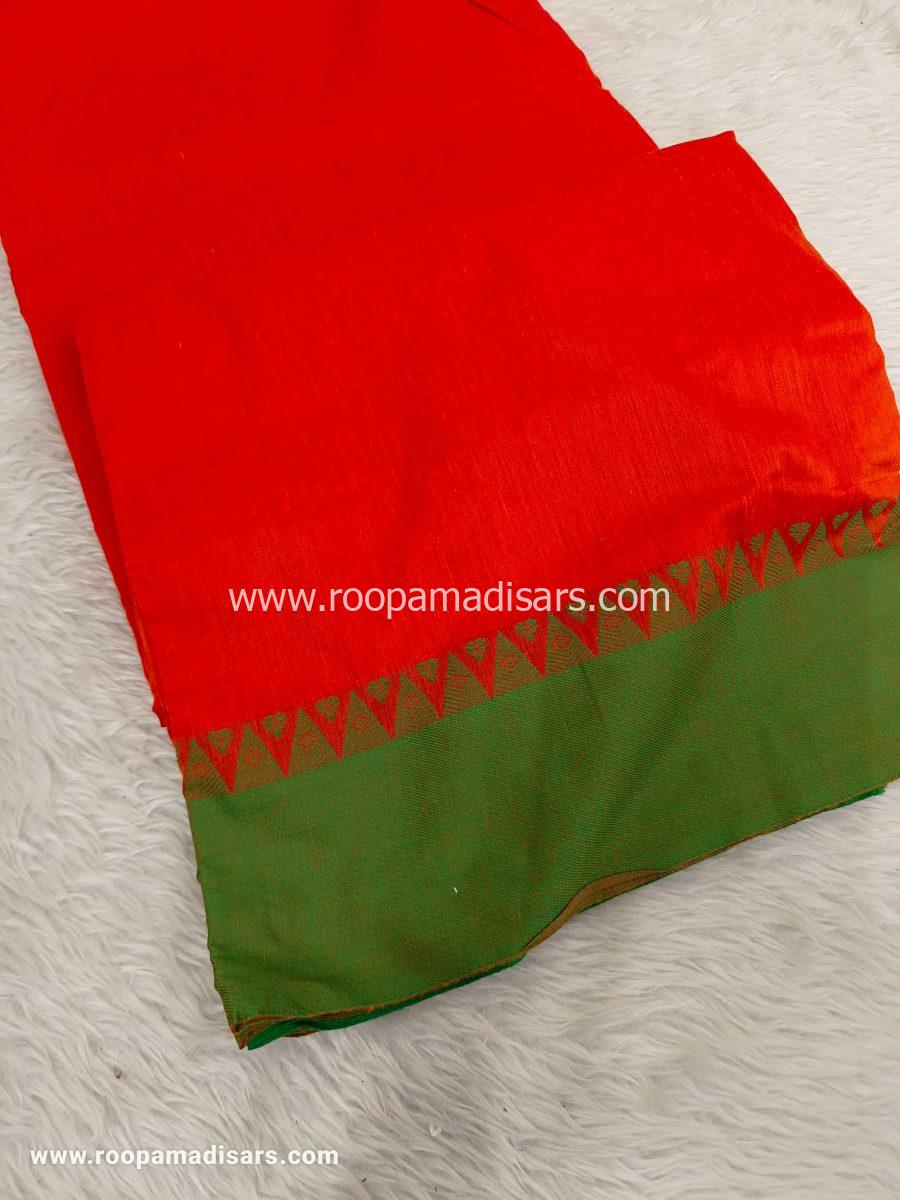 KALYANI SILK COTTON  -REGULAR MADISAR SAREE WITHOUT BLOUSE PIECE - Image 2