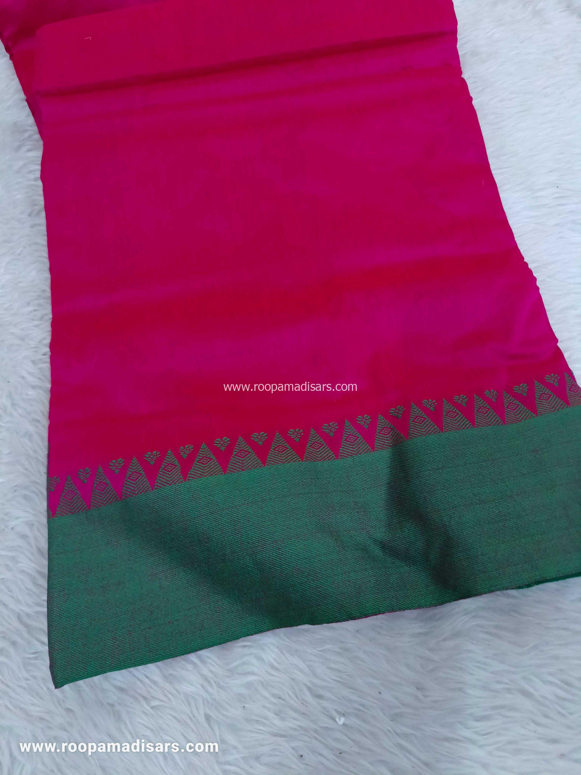 KALYANI SILK COTTON -REGULAR MADISAR SAREE WITHOUT BLOUSE PIECE - Image 2