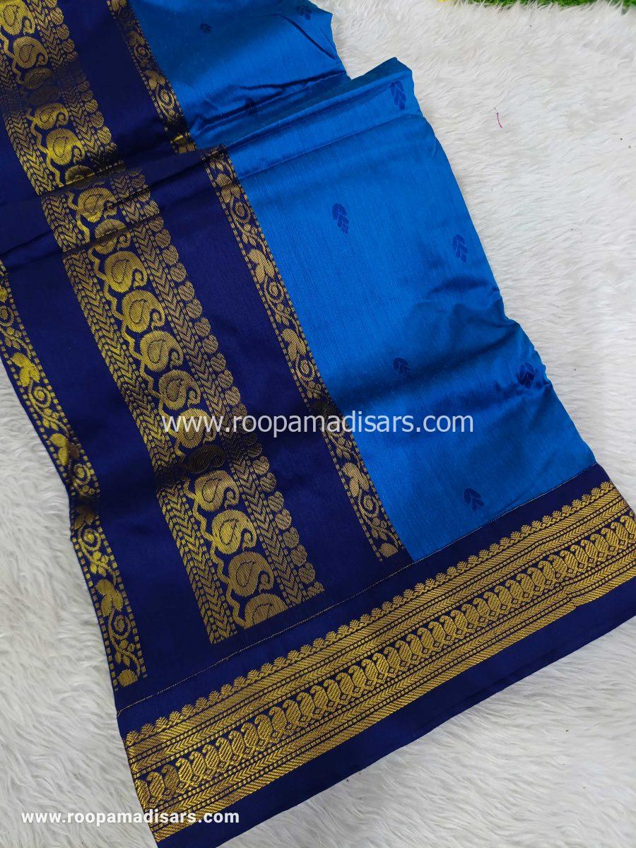 KALYANI SILK COTTON  -REGULAR MADISAR SAREE WITHOUT BLOUSE PIECE - Image 2