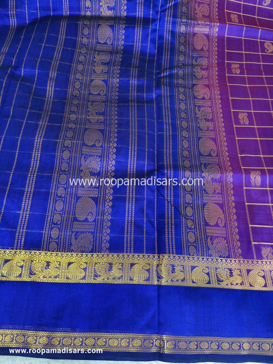 Pure Silk Cotton Madisar -10YARDS PURE SILK COTTON MADISAR KORVAI BORDER WITHOUT BLOUSE PIECE - Image 2