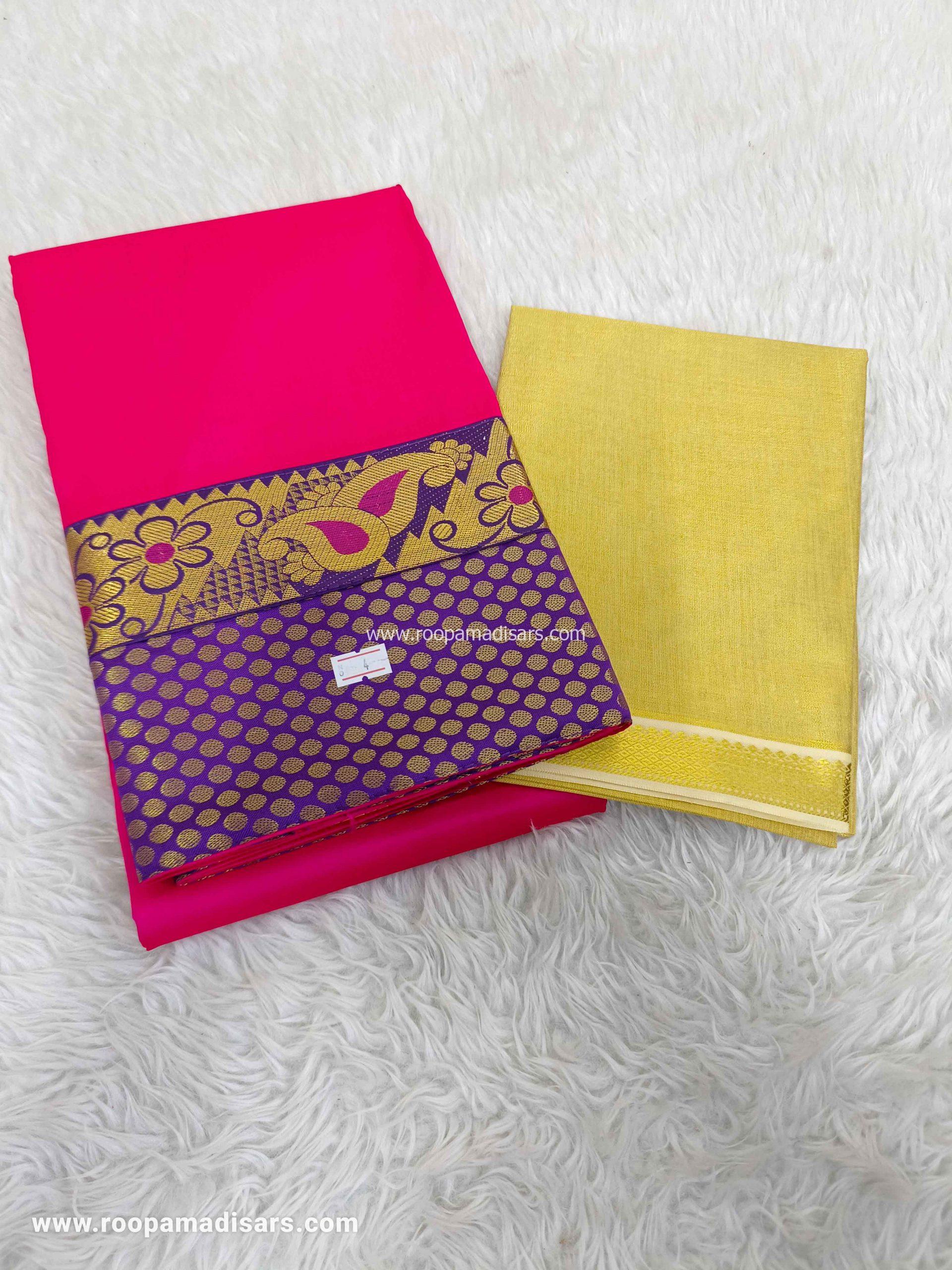 Pattu Pavadai Baby Girls Pavada Sattai-age 6-10