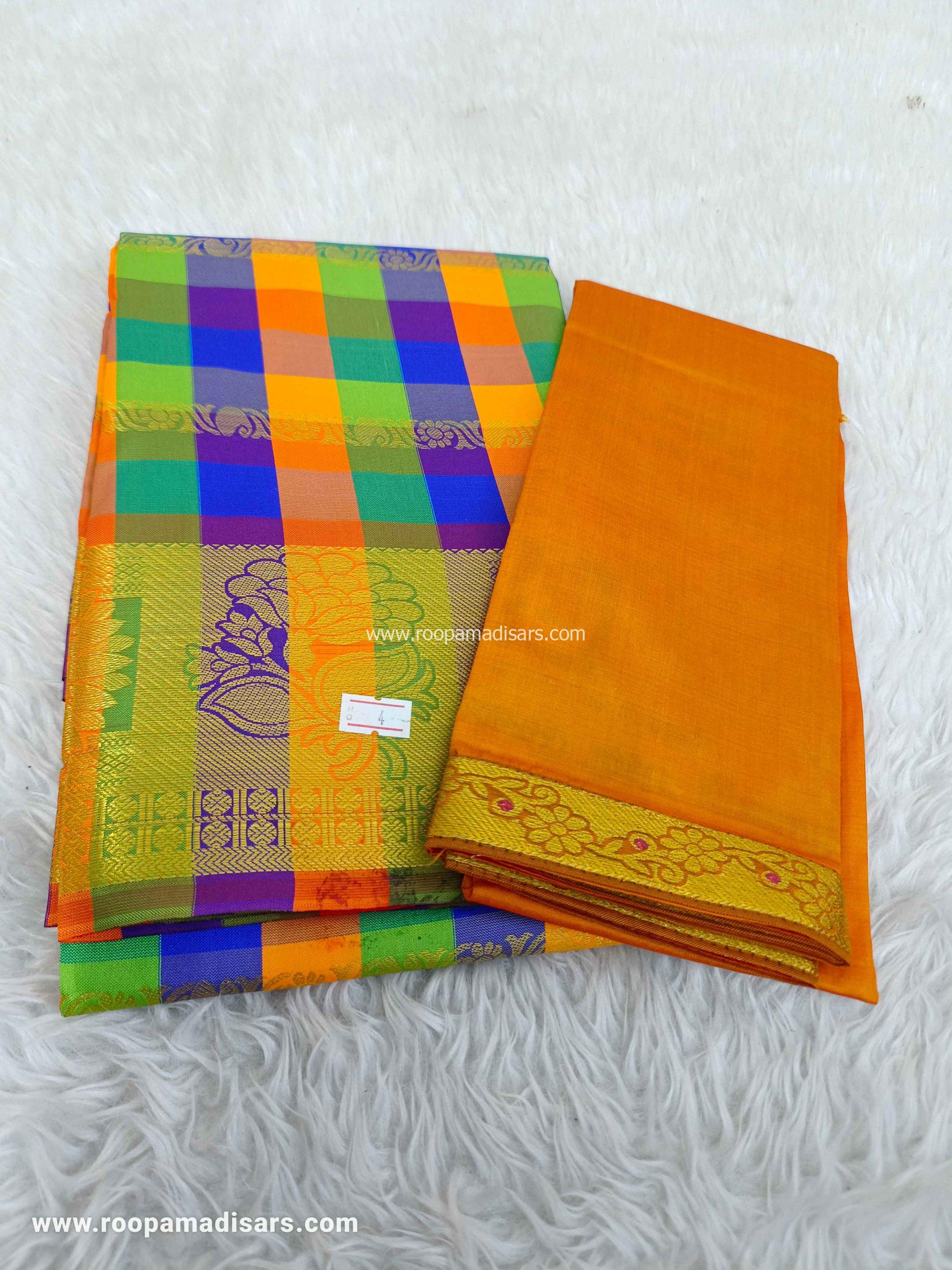 Pattu Pavadai Baby Girls Pavada Sattai-age 6-10