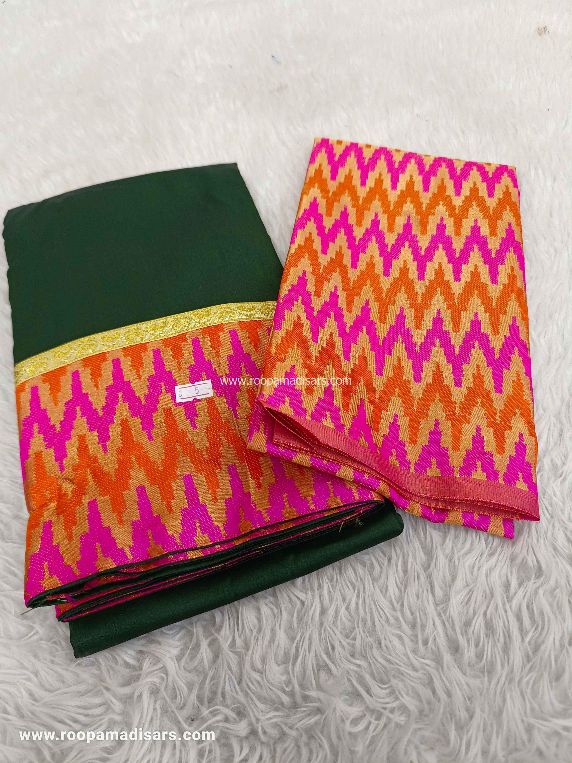 Pattu Pavadai Baby Girls Pavada Sattai-age 6-10