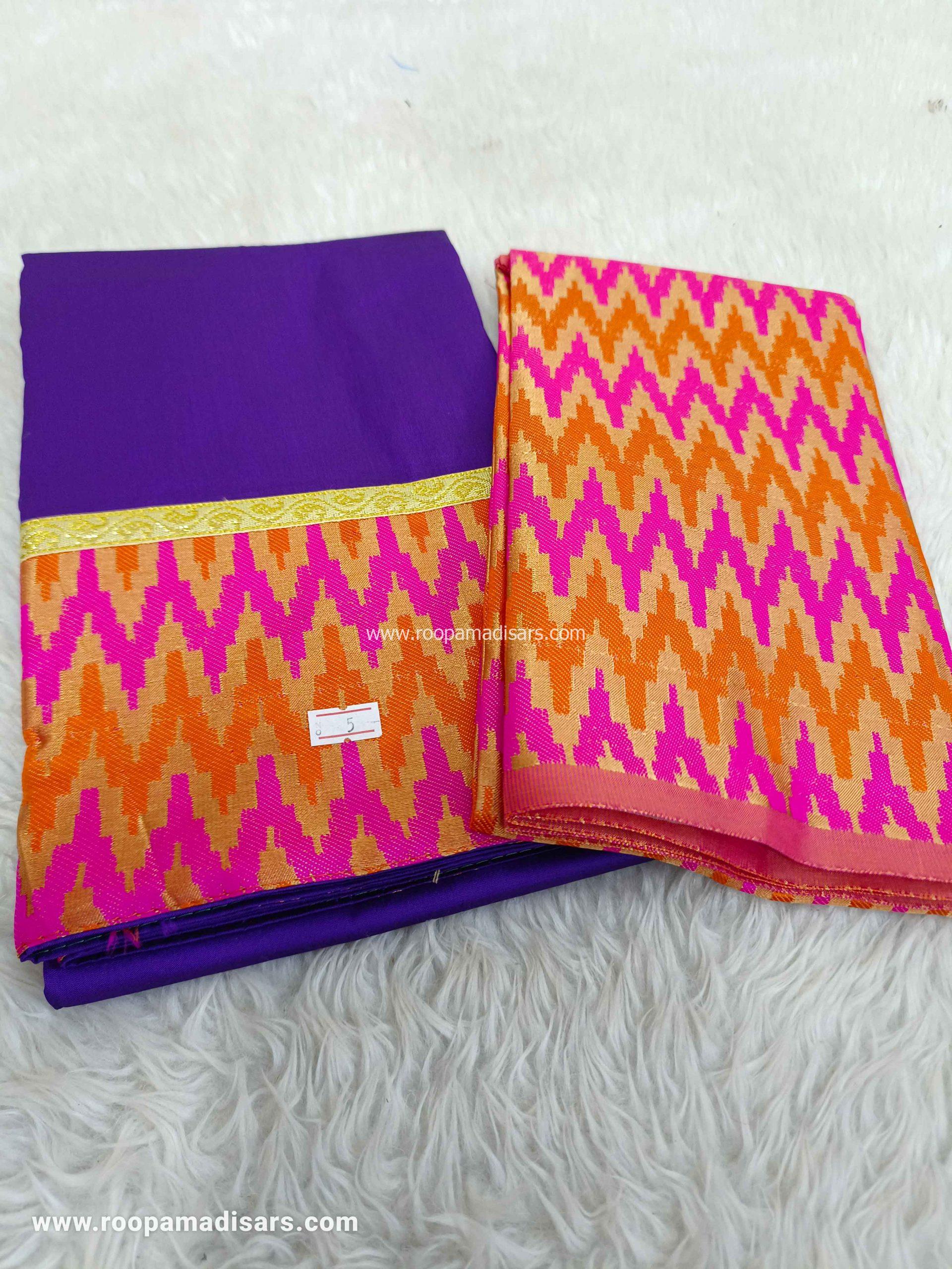 Pattu Pavadai Baby Girls Pavada Sattai-age 6-10