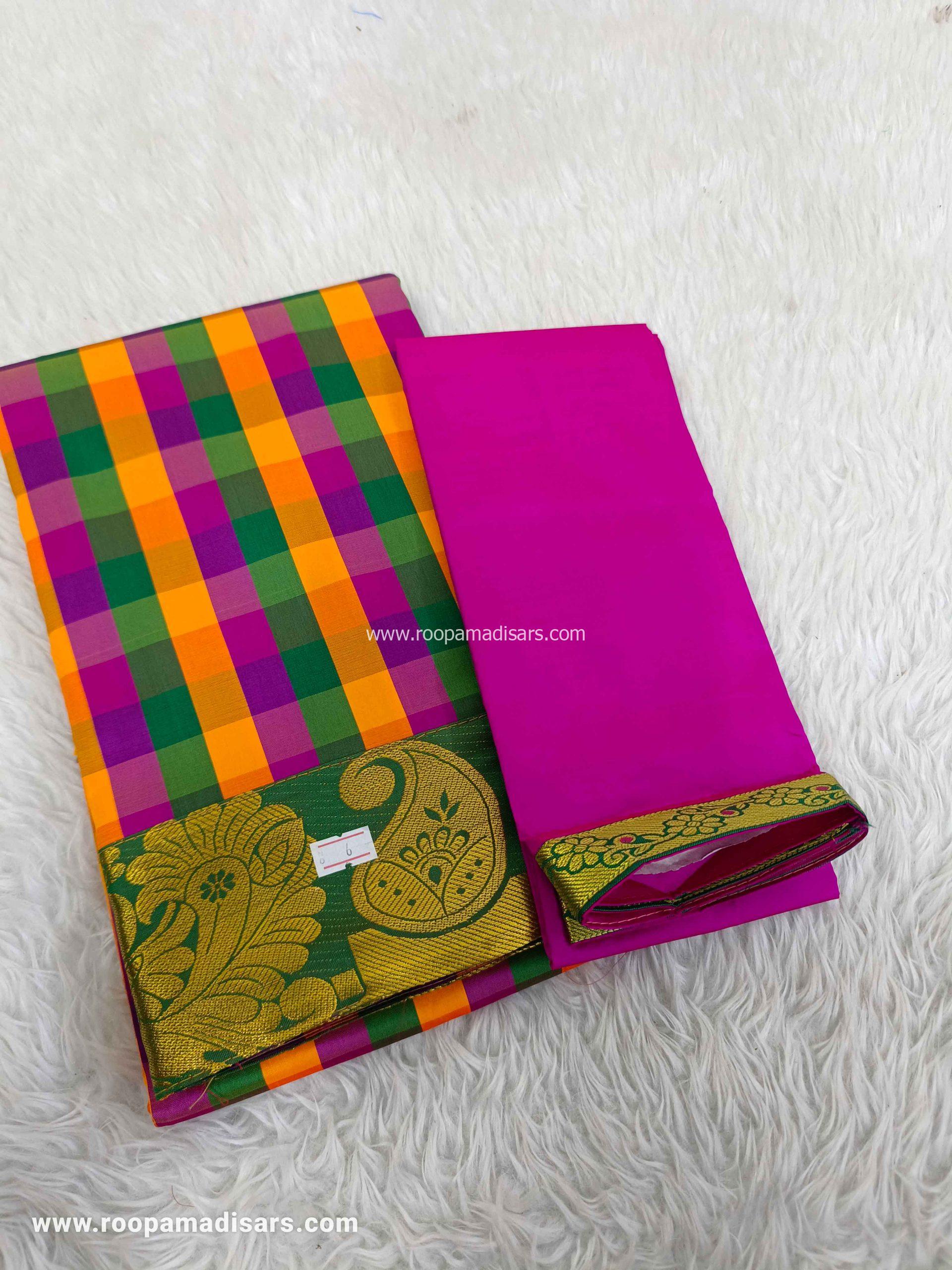 Pattu Pavadai Baby Girls Pavada Sattai-age 8-12