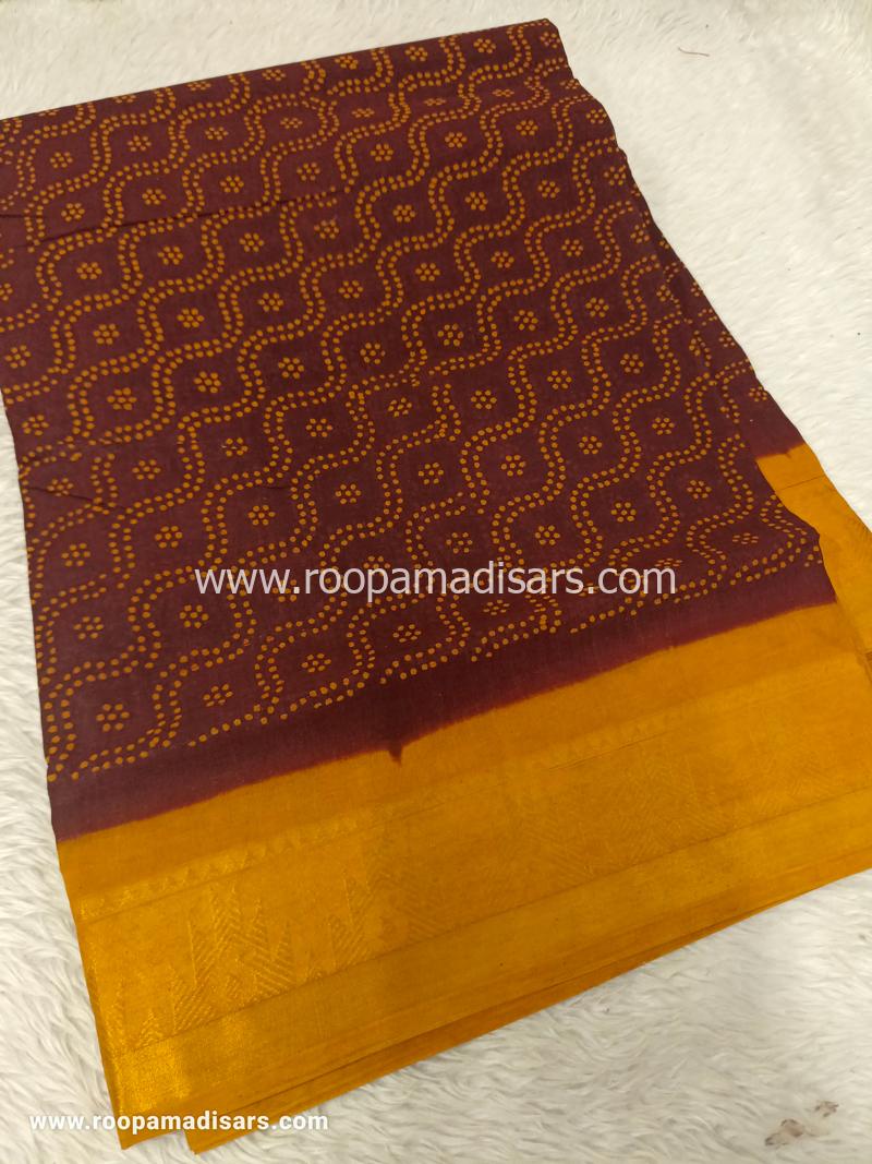 SUNGUDI SAREES -10.5YARDS MADISAR SAREE WITHOUT BLOUSE PIECE