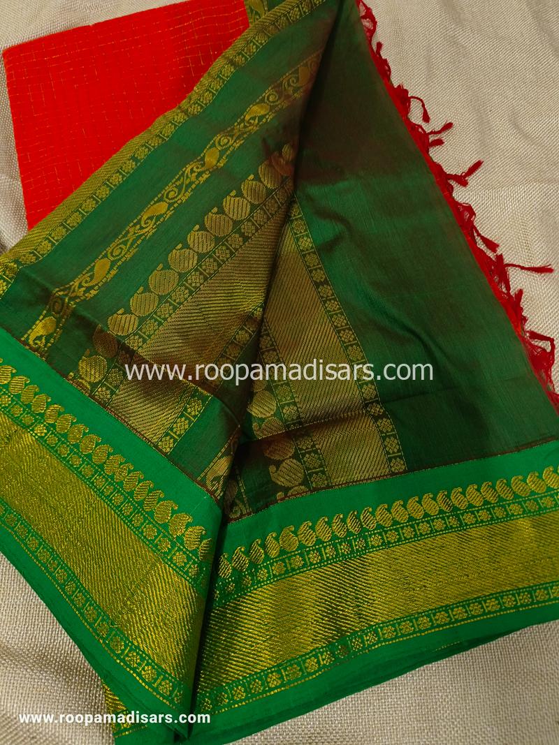 KALYANI SILK READYMADE  -READYMADE MADISAR WITHOUT BLOUSE PIECE - Image 2
