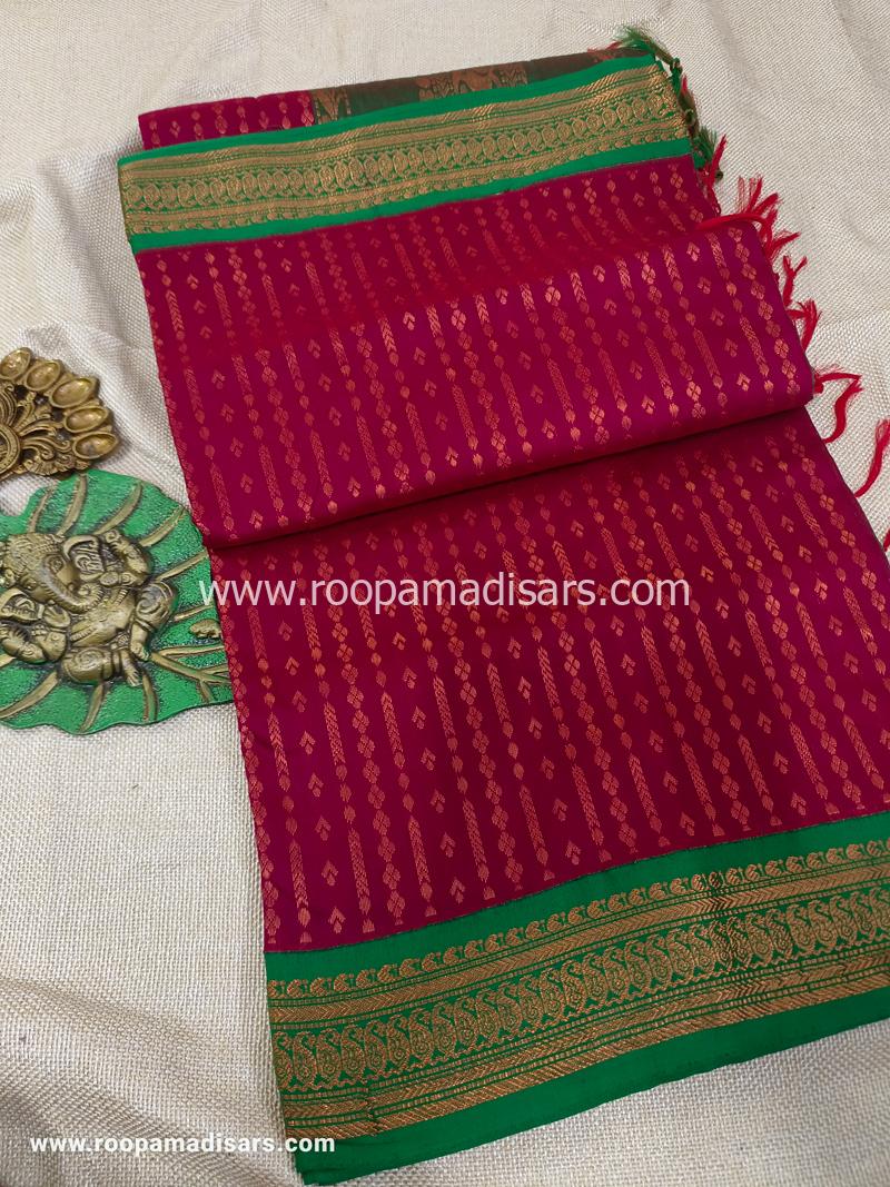 KALYANI SILK READYMADE  -READYMADE MADISAR WITHOUT BLOUSE PIECE