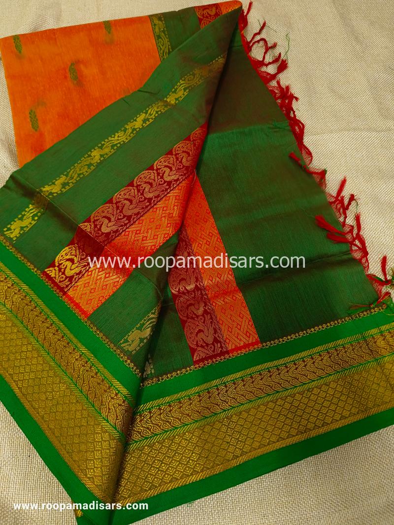 KALYANI SILK READYMADE -READYMADE MADISAR WITHOUT BLOUSE PIECE - Image 2