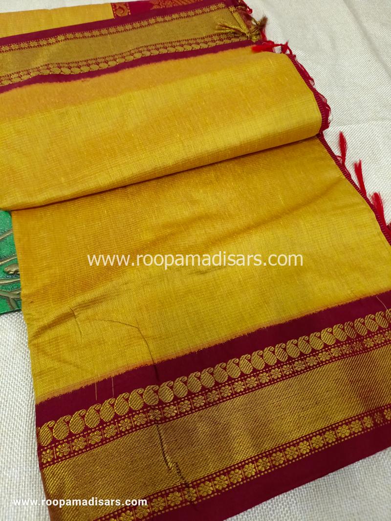 KALYANI SILK READYMADE -READYMADE MADISAR WITHOUT BLOUSE PIECE - Image 3