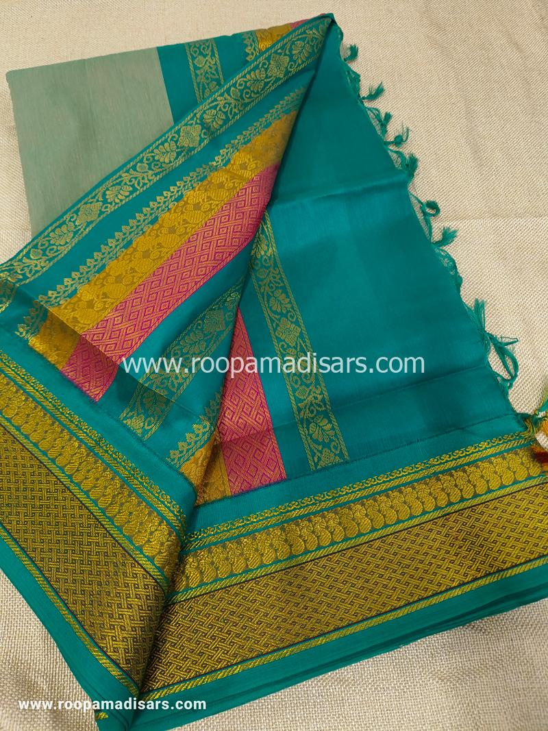 KALYANI SILK READYMADE  -READYMADE MADISAR WITHOUT BLOUSE PIECE - Image 2