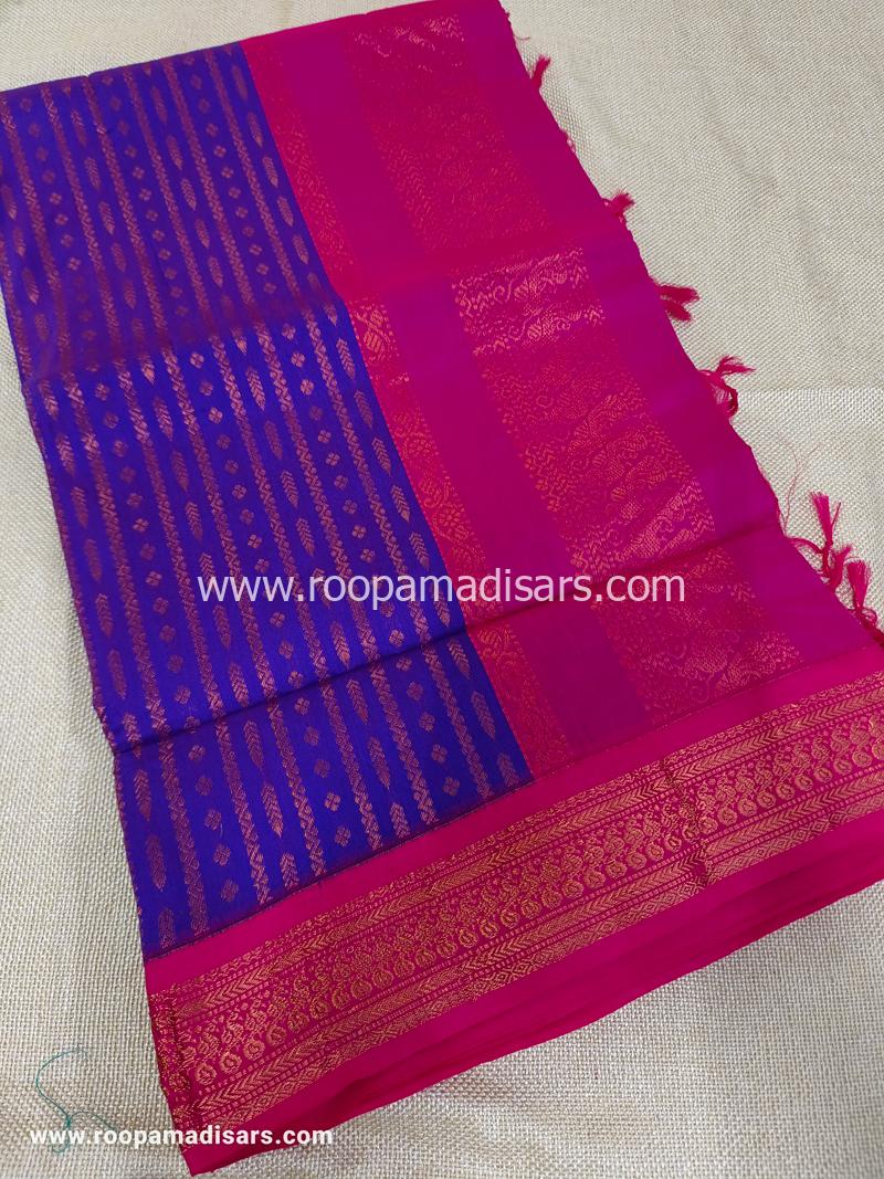 KALYANI SILK READYMADE -READYMADE MADISAR WITHOUT BLOUSE PIECE