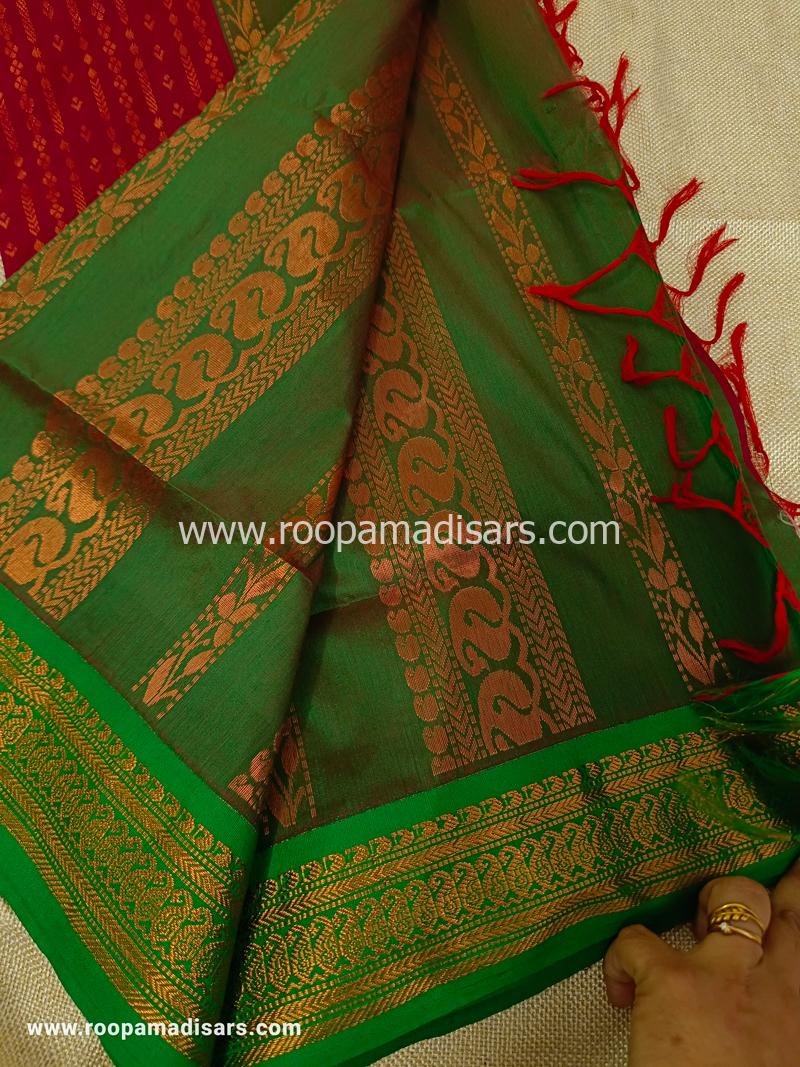 KALYANI SILK READYMADE  -READYMADE MADISAR WITHOUT BLOUSE PIECE - Image 3