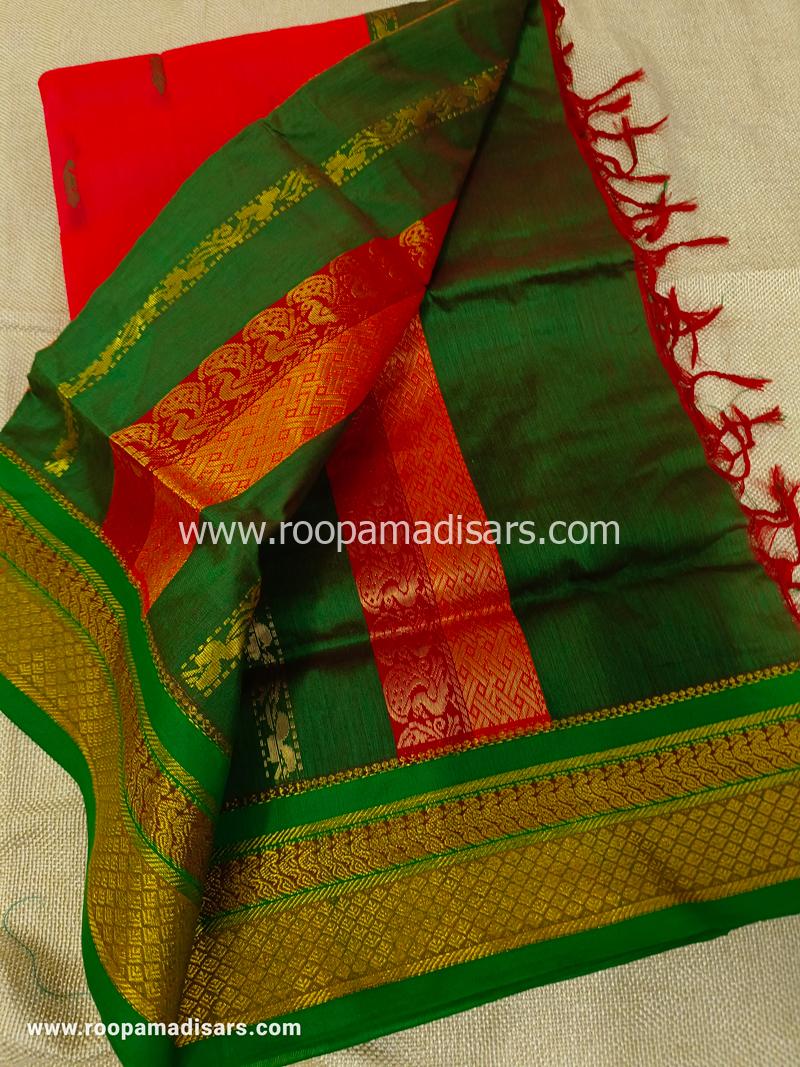 KALYANI SILK READYMADE -READYMADE MADISAR WITHOUT BLOUSE PIECE - Image 2