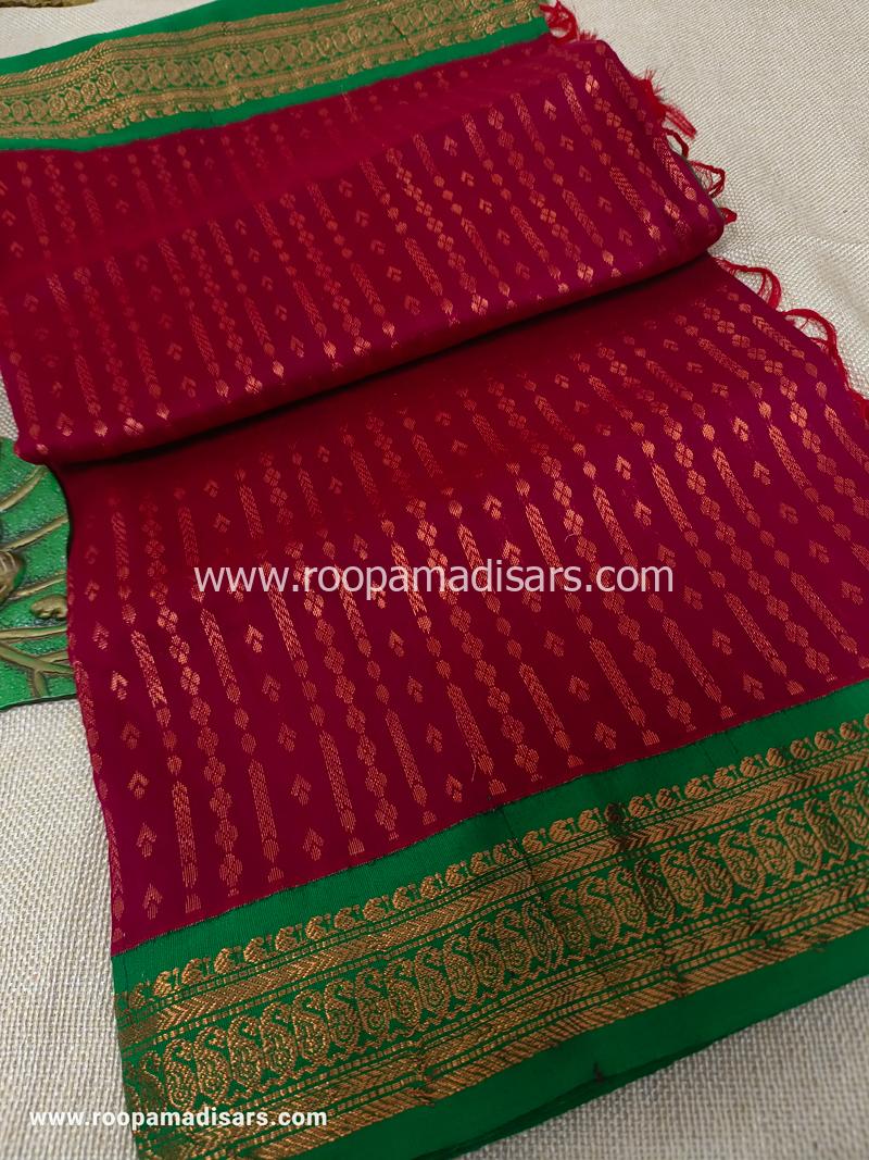 KALYANI SILK READYMADE -READYMADE MADISAR WITHOUT BLOUSE PIECE