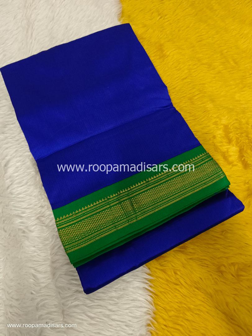 BUTTER SILK MADISARS -10YARDS BUTTER SILK MADISAR KORVAI BORDER WITHOUT BLOUSE PIECE