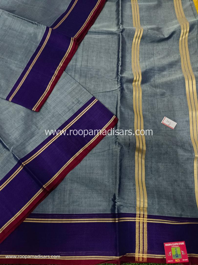 DEVENDRA SAREES -10.5YARDS ORIGINAL DEVENDRA MADISAR SAREE WITHOUT BLOUSE PIECE - Image 2