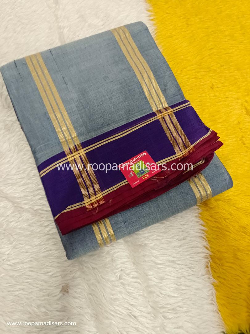 DEVENDRA SAREES -10.5YARDS ORIGINAL DEVENDRA MADISAR SAREE WITHOUT BLOUSE PIECE