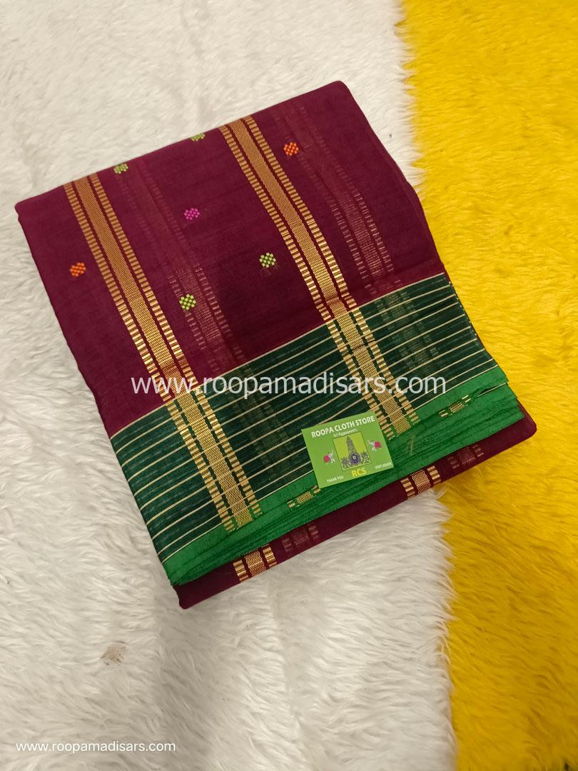 DEVENDRA SAREES -10 YARDS ORIGINAL DEVENDRA MADISAR SAREE WITHOUT BLOUSE PIECE
