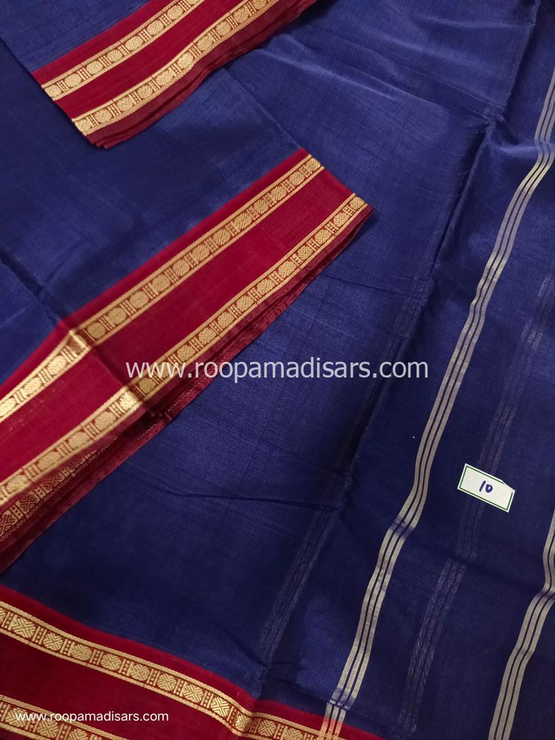 DEVENDRA SAREES -10 YARDS ORIGINAL DEVENDRA MADISAR SAREE WITHOUT BLOUSE PIECE - Image 3