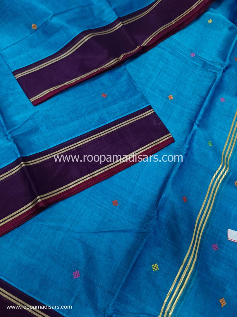 DEVENDRA SAREES -10 YARDS ORIGINAL DEVENDRA MADISAR SAREE WITHOUT BLOUSE PIECE - Image 3