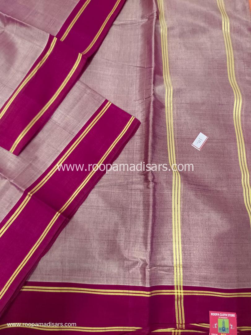 DEVENDRA SAREES -10 YARDS ORIGINAL DEVENDRA MADISAR SAREE WITHOUT BLOUSE PIECE - Image 2