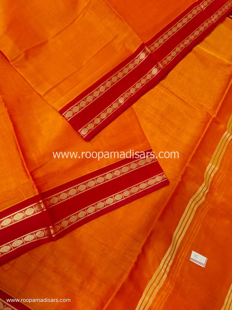 DEVENDRA SAREES -10 YARDS ORIGINAL DEVENDRA MADISAR SAREE WITHOUT BLOUSE PIECE - Image 2