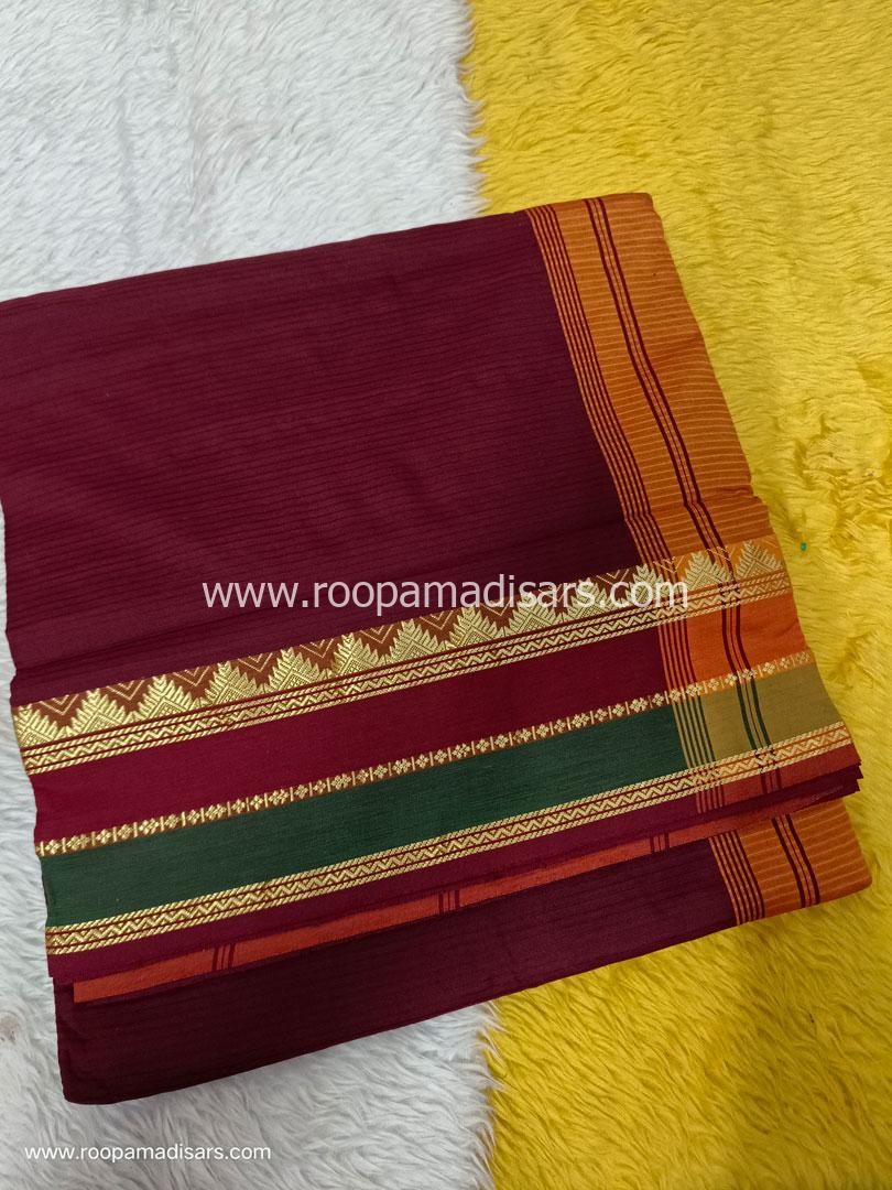 Semi Silk Cotton Madisar -10.5YARDS SEMI SILK COTTON MADISAR WITHOUT BLOUSE PIECE
