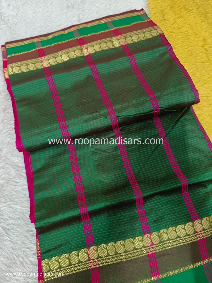 Semi Silk Cotton Madisar -10.5YARDS SEMI SILK COTTON MADISAR WITHOUT BLOUSE PIECE - Image 2