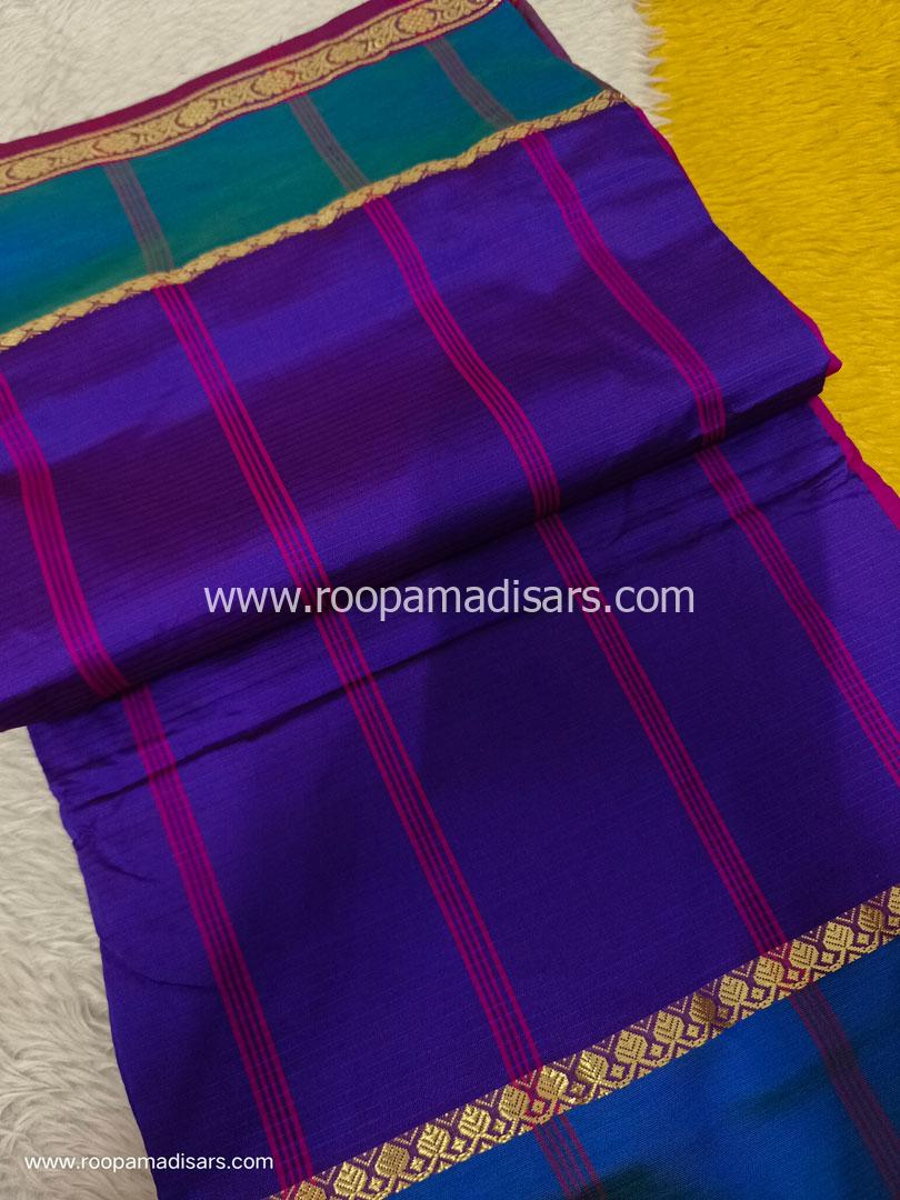 Semi Silk Cotton Madisar -10.5YARDS SEMI SILK COTTON MADISAR WITHOUT BLOUSE PIECE - Image 2