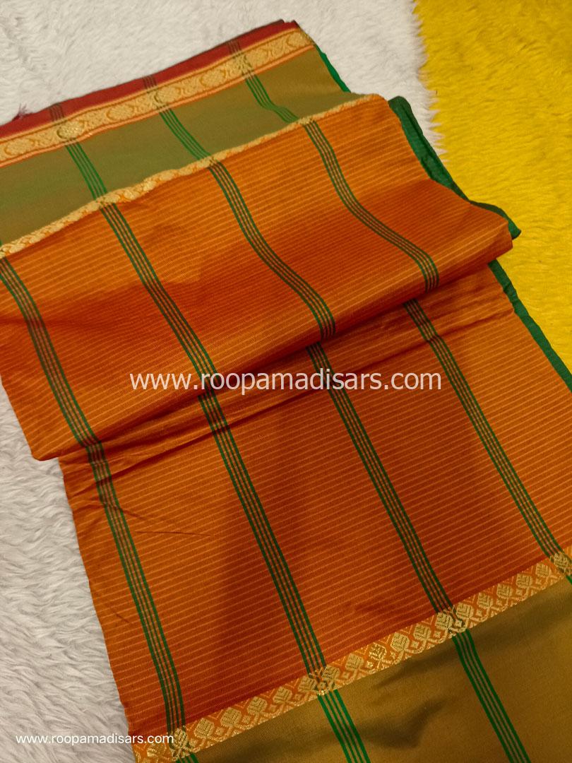 Semi Silk Cotton Madisar -10.5YARDS SEMI SILK COTTON MADISAR WITHOUT BLOUSE PIECE - Image 2