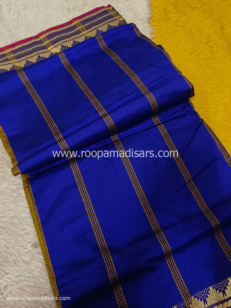 Semi Silk Cotton Madisar -10.5YARDS SEMI SILK COTTON MADISAR WITHOUT BLOUSE PIECE - Image 2