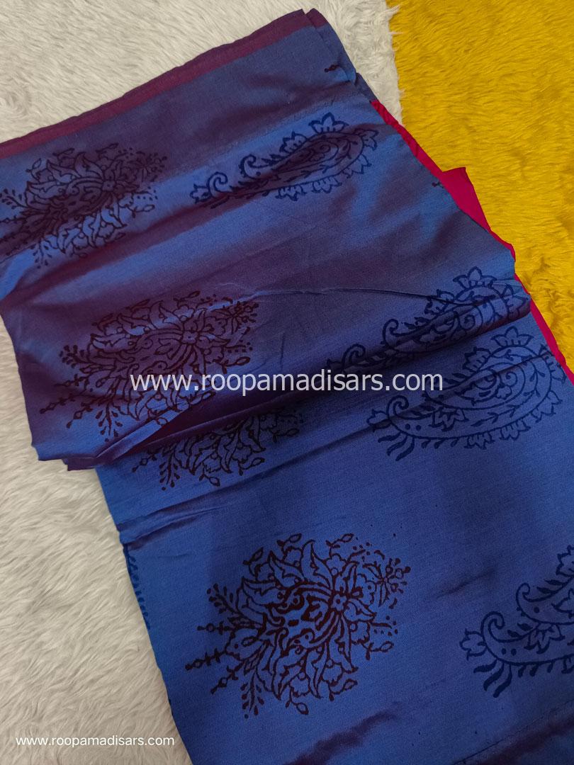 Semi Silk Cotton Madisar -10.5YARDS SEMI SILK COTTON MADISAR WITHOUT BLOUSE PIECE - Image 2