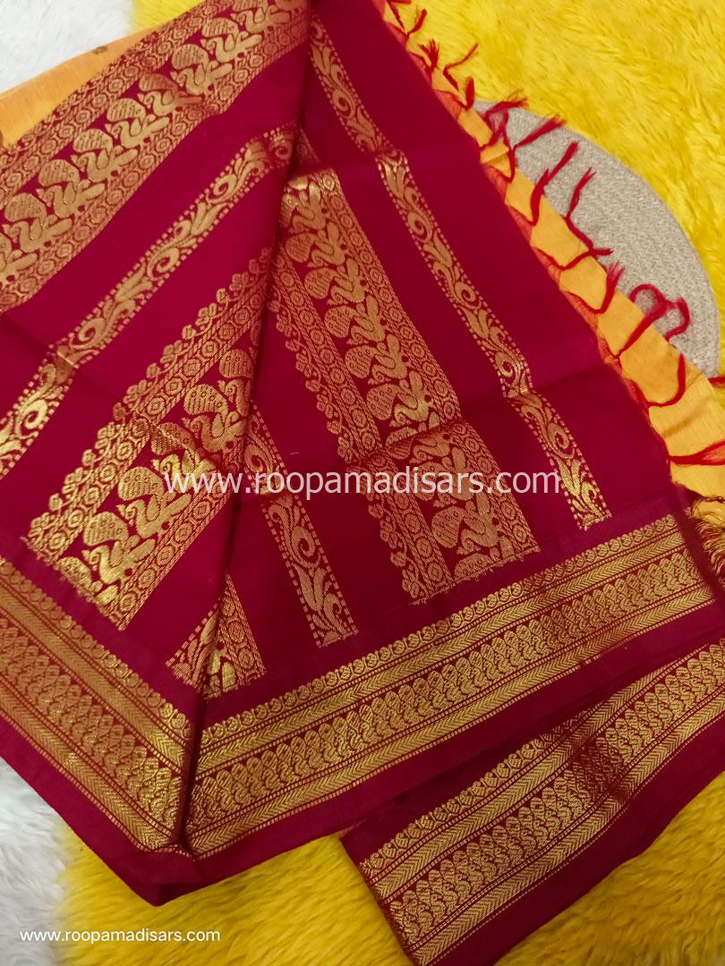 KALYANI SILK READYMADE ரெடிமேட் மடிசார் -READYMADE MADISAR WITHOUT BLOUSE PIECE - Image 2