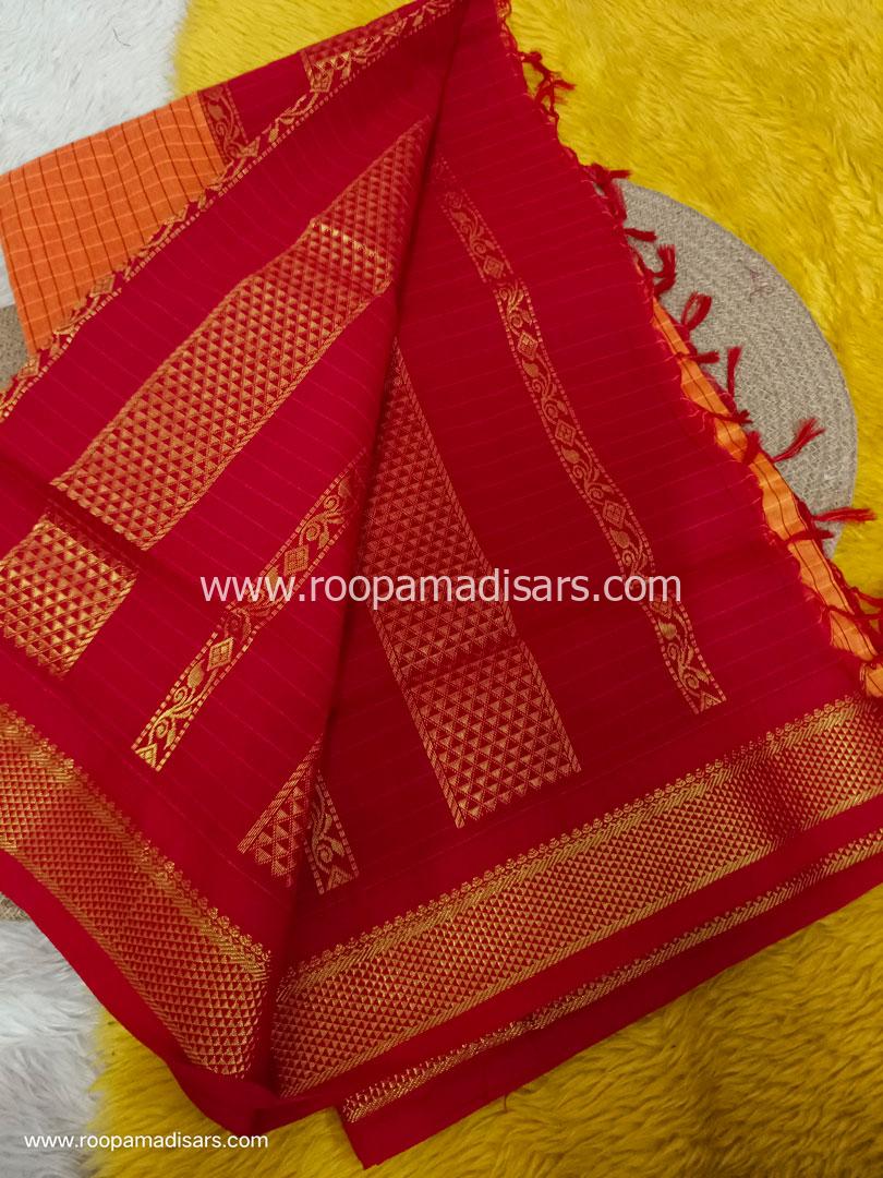 KALYANI SILK READYMADE ரெடிமேட் மடிசார் -READYMADE MADISAR WITHOUT BLOUSE PIECE - Image 2