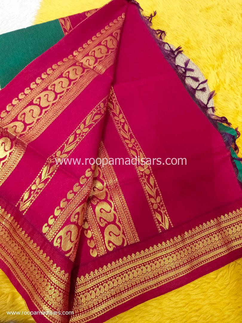 KALYANI SILK READYMADE ரெடிமேட் மடிசார்-READYMADE MADISAR WITHOUT BLOUSE PIECE - Image 2
