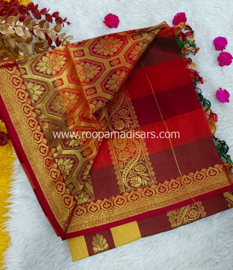KALYANI SILK READYMADE ரெடிமேட் மடிசார் -READYMADE MADISAR WITHOUT BLOUSE PIECE - Image 2