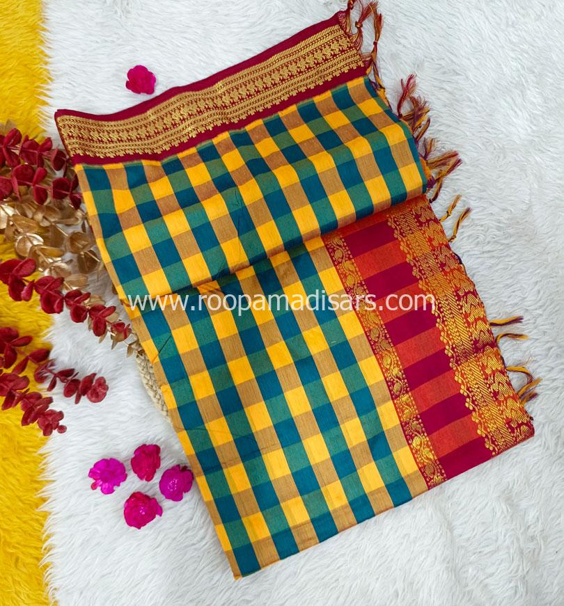 KALYANI SILK READYMADE ரெடிமேட் மடிசார் -READYMADE MADISAR WITHOUT BLOUSE PIECE - Image 2