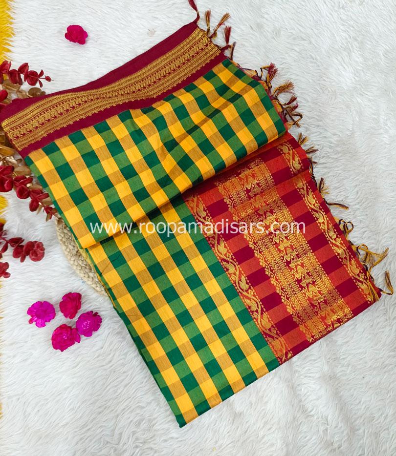 KALYANI SILK READYMADE ரெடிமேட் மடிசார் -READYMADE MADISAR WITHOUT BLOUSE PIECE - Image 2