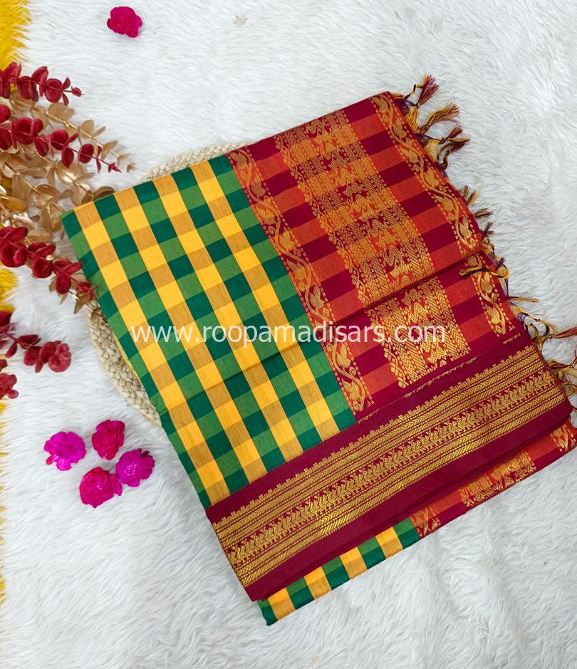 KALYANI SILK READYMADE ரெடிமேட் மடிசார் -READYMADE MADISAR WITHOUT BLOUSE PIECE