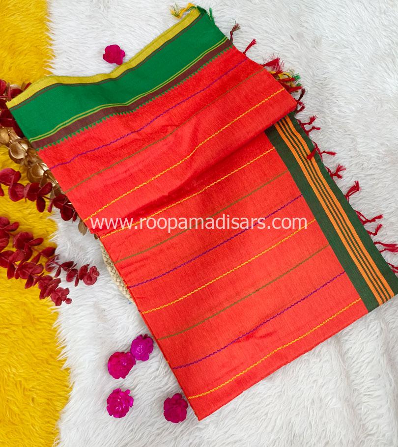 KALYANI SILK READYMADE ரெடிமேட் மடிசார் -READYMADE MADISAR WITHOUT BLOUSE PIECE - Image 2