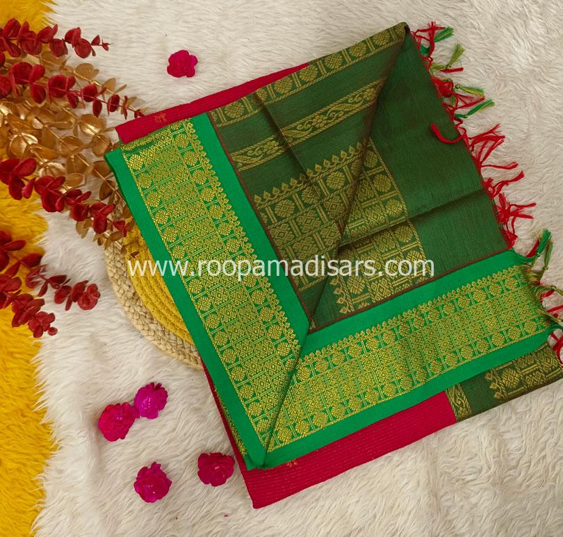 KALYANI SILK READYMADE ரெடிமேட் மடிசார் -READYMADE MADISAR WITHOUT BLOUSE PIECE - Image 2