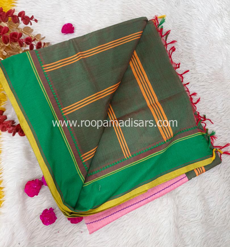 KALYANI SILK READYMADE ரெடிமேட் மடிசார் -READYMADE MADISAR WITHOUT BLOUSE PIECE - Image 3