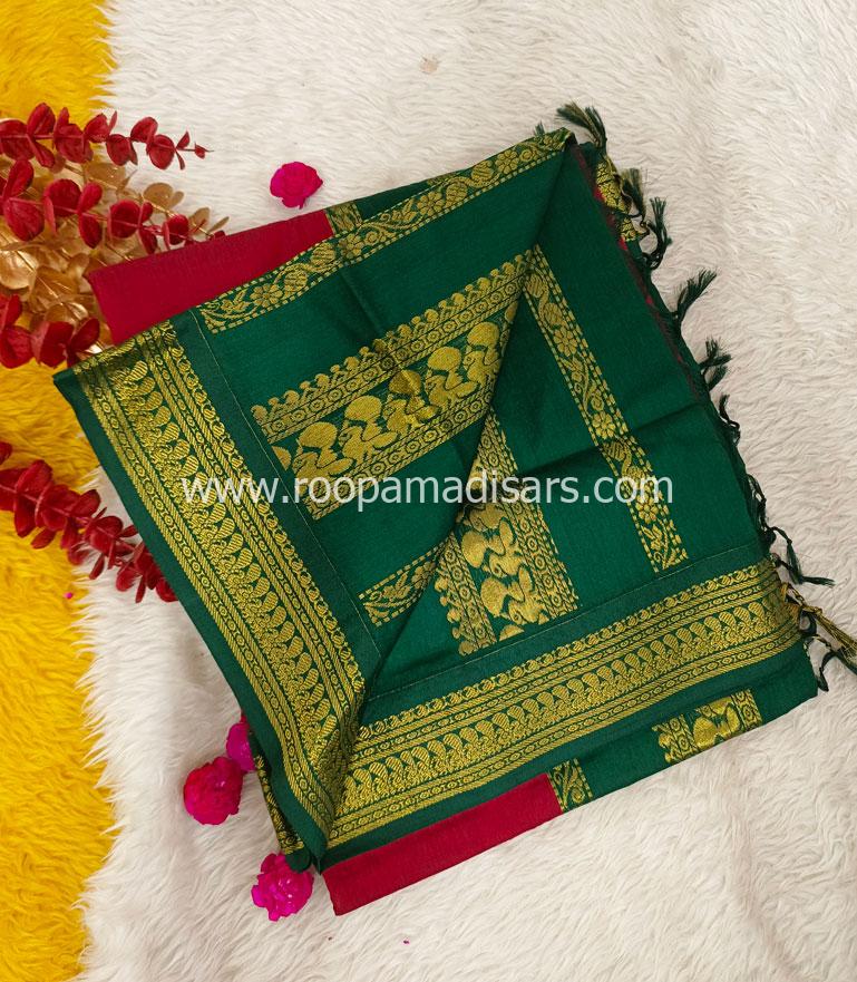 KALYANI SILK READYMADE ரெடிமேட் மடிசார் -READYMADE MADISAR WITHOUT BLOUSE PIECE - Image 3